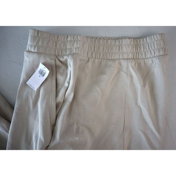 Old Navy Active Women's Sz XL Beige Dynamic Fleece High-Rise Wide Leg Pants - Picture 2 of 13
